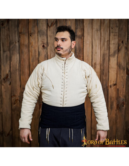 Brede gewatteerde riem om Lendenier...