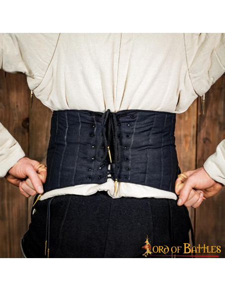 Brede gewatteerde riem om Lendenier...