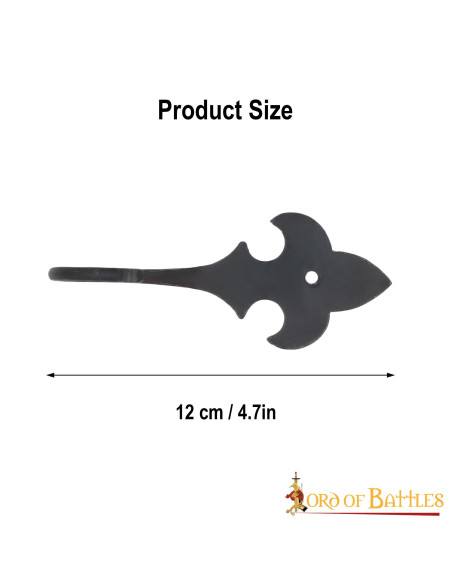 Colgador medieval flor de lis en...