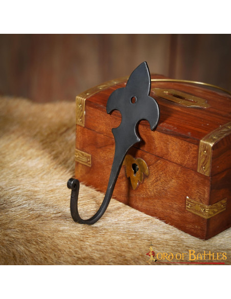 Colgador medieval flor de lis en...