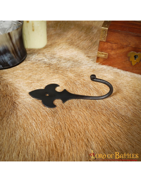 Colgador medieval flor de lis en...