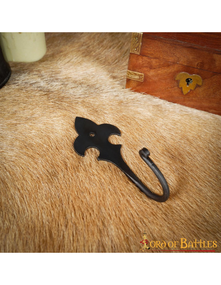 Colgador medieval flor de lis en...