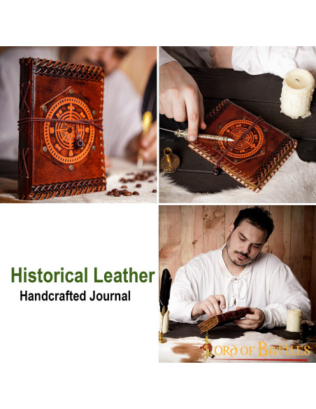 Navigator's Compass Notebook in leer