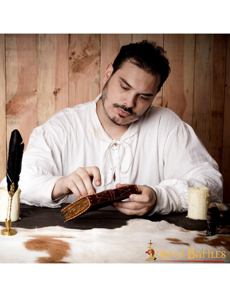 Navigator's Compass Notebook in leer