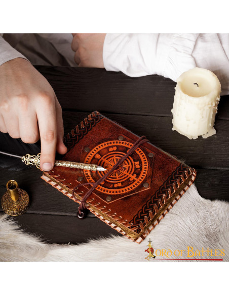 Navigator's Compass Notebook in leer