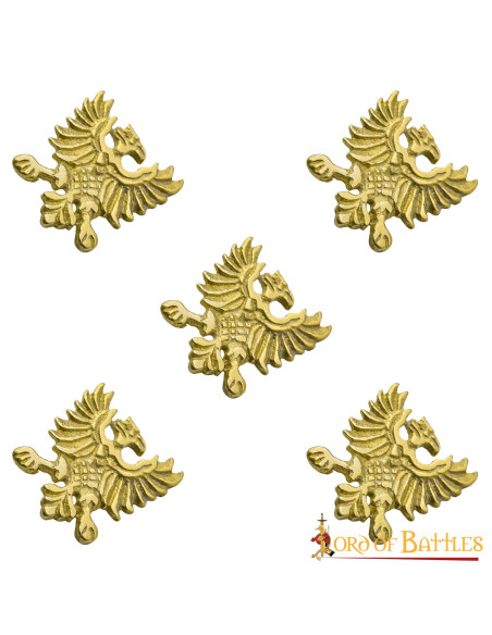Set mit 5 heraldischen... Set mit 5 heraldischen...