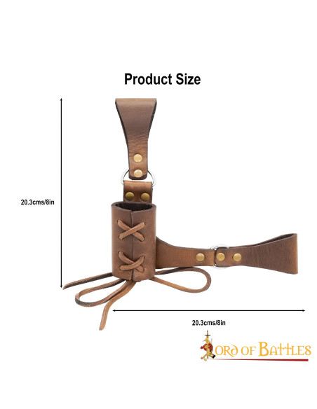 Tahalí medieval pequeño para espadas...