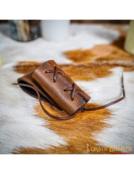 Tahalí pequeño de cuero para hachas,...