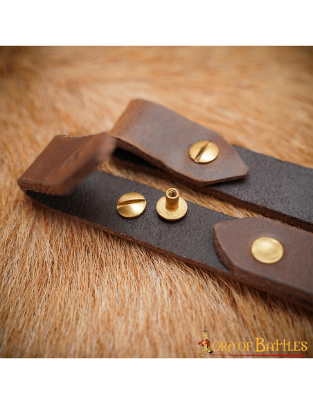 Tahalí medieval para espadas con vaina