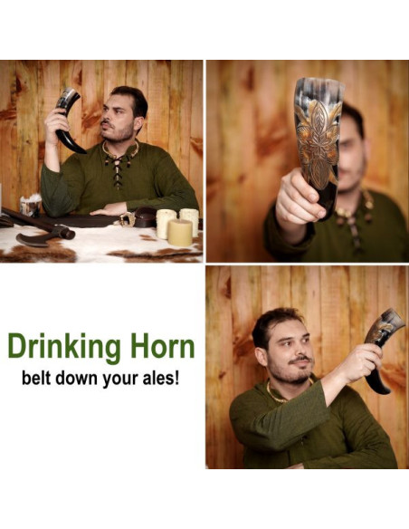 Drikkehorn Blomst med pletter,...