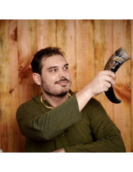 Trinkhornblume mit Sprenkeln, 400-500...