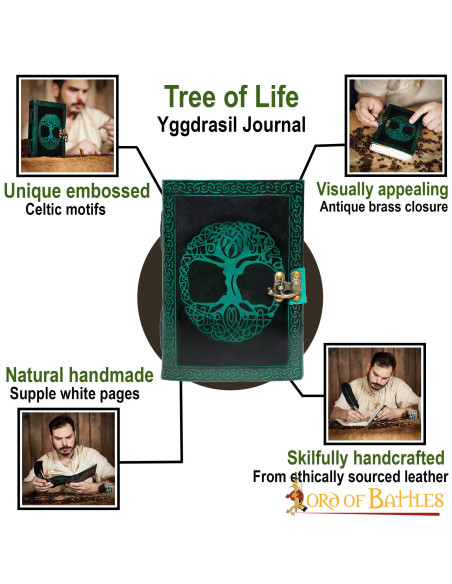 Handgemaakt dagboek De levensboom