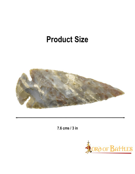 Punta de flecha en piedra de sílex...