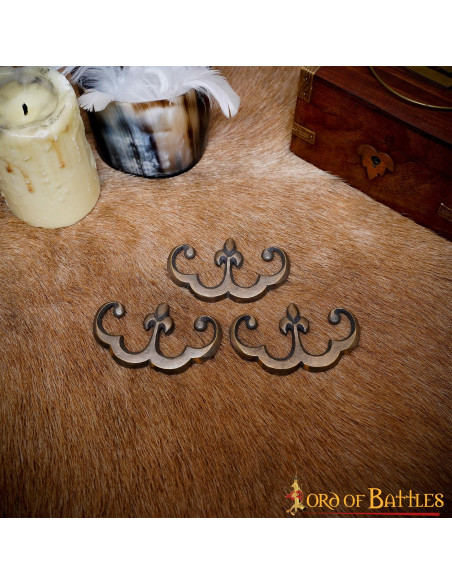 Set mit 3 Fleur de Lis-Rahmen