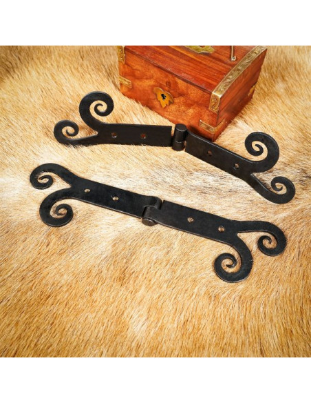 Paar vintage deurscharnieren in...