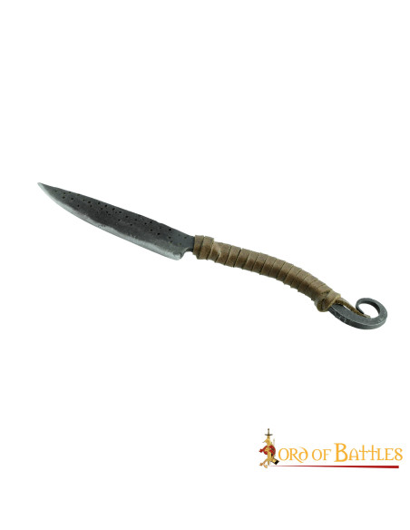 Cuchillo medieval funcional forjado
