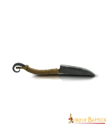 Cuchillo medieval funcional forjado