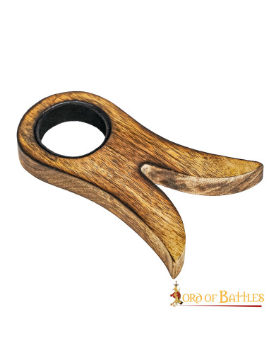 Originelle Halterung für Hörner aus Holz