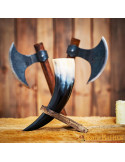 Originelle Halterung für Hörner aus Holz