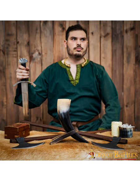 Originaler Halter für Hörner aus Holz