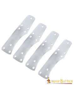 100 Placas de lamas de acero bizantino lombardo 2