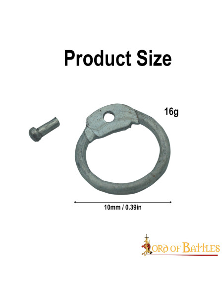 Anillas de aluminio de cota de malla...