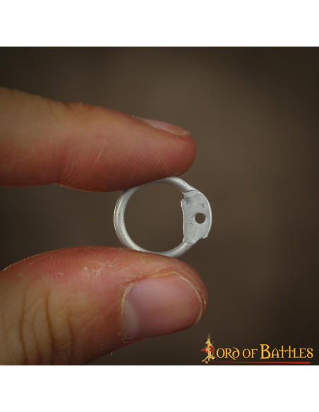 Anillas de aluminio de cota de malla...