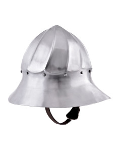 Casco medieval Tetera Borgoña, siglo XV
