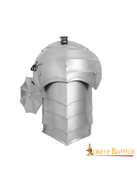 Hombreras medievales con rodelas