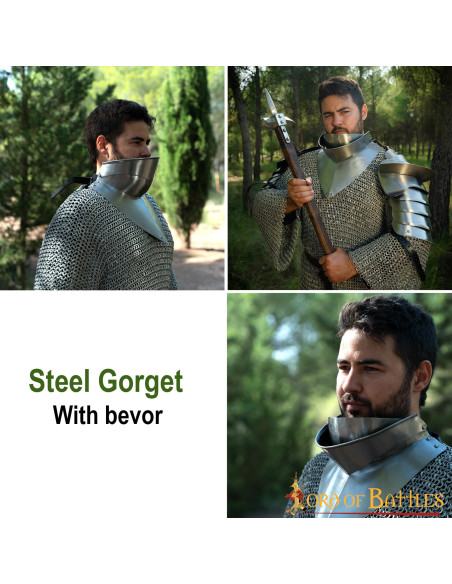 Mittelalterlicher Kragen mit Latz,...