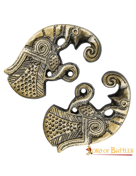 Cuervos antiguos de latón con... Cuervos antiguos de latón con...