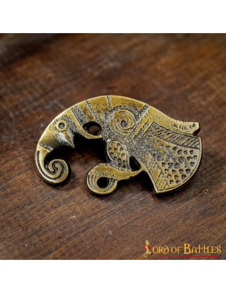 Antike Raben aus Messing mit...