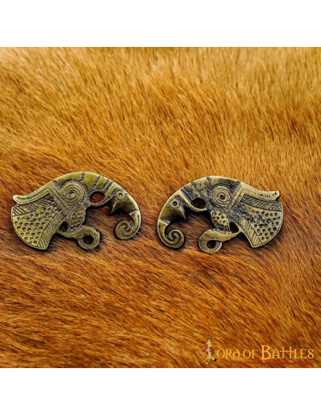 Cuervos antiguos de latón con... Cuervos antiguos de latón con...