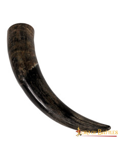 Cuerno de buey vikingo para beber, 400-500 ml.
