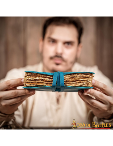 Fancy notes dagboek handgemaakt blauw...