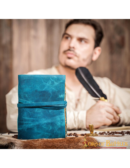 Fancy notes dagboek handgemaakt blauw...