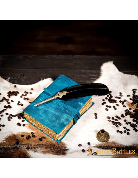 Fancy notes dagboek handgemaakt blauw...