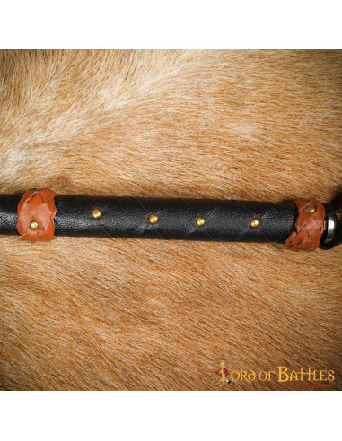 Handgefertigte Bullenpeitsche aus Leder