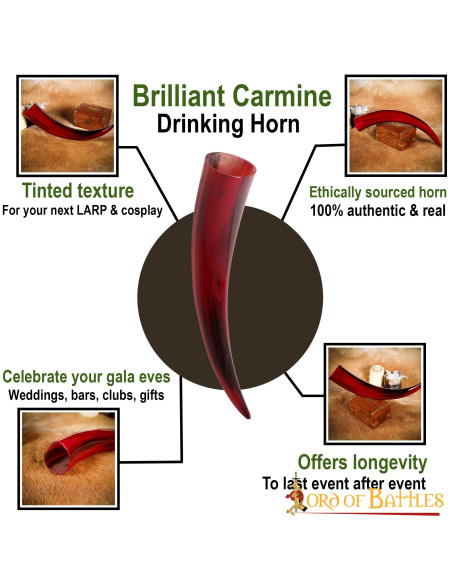 Rode hoorn om in ossenhoorn te...