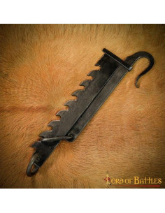 Soporte medieval para calderos, ollas y parrillas