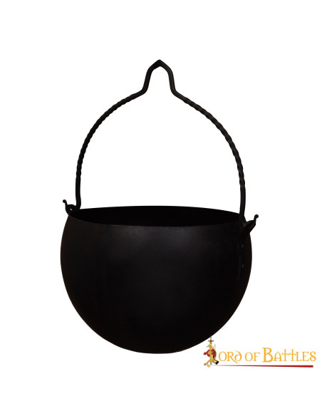 Kedel middelalderkøkken i smedejern