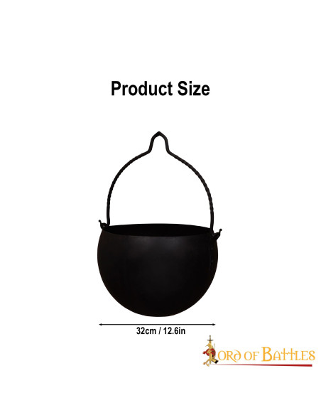 Kedel middelalderkøkken i smedejern