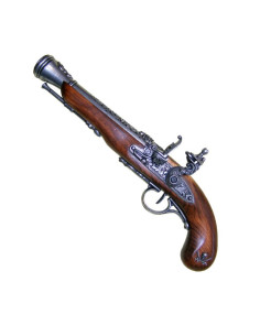 Piraten-Steinschlosspistole aus dem 18. Jahrhundert (Linkshänder)