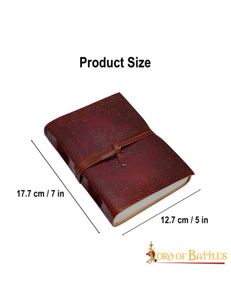 Håndlavet Rampant Lion Heraldic Journal