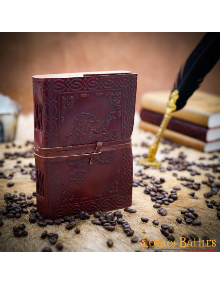 Håndlavet Rampant Lion Heraldic Journal