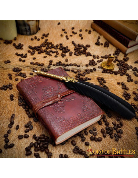 Håndlavet Rampant Lion Heraldic Journal