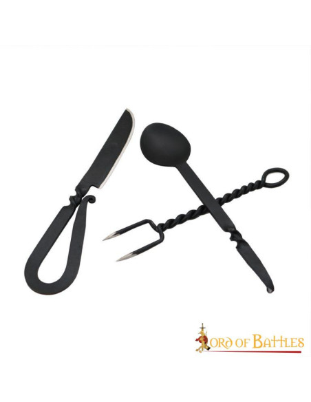 Rustikales, funktionelles Besteckset...