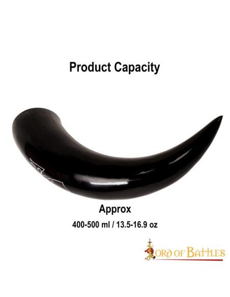 Cuerno de Buey para Beber con Diseño...