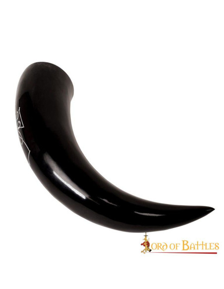 Ox Horn om te drinken met gegraveerd...