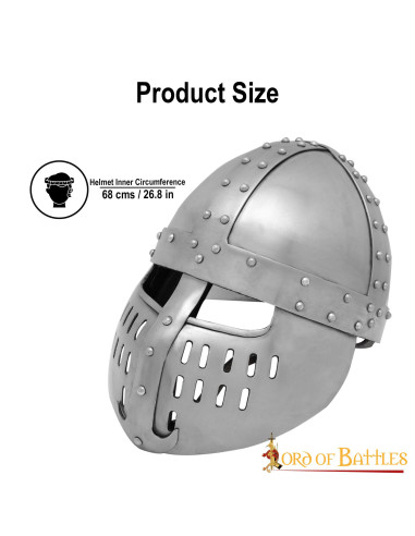 tuin iets Profetie Normandische ridder Spangenhelm-helm, S. XII-XIII ⚔️ Tienda Medieval